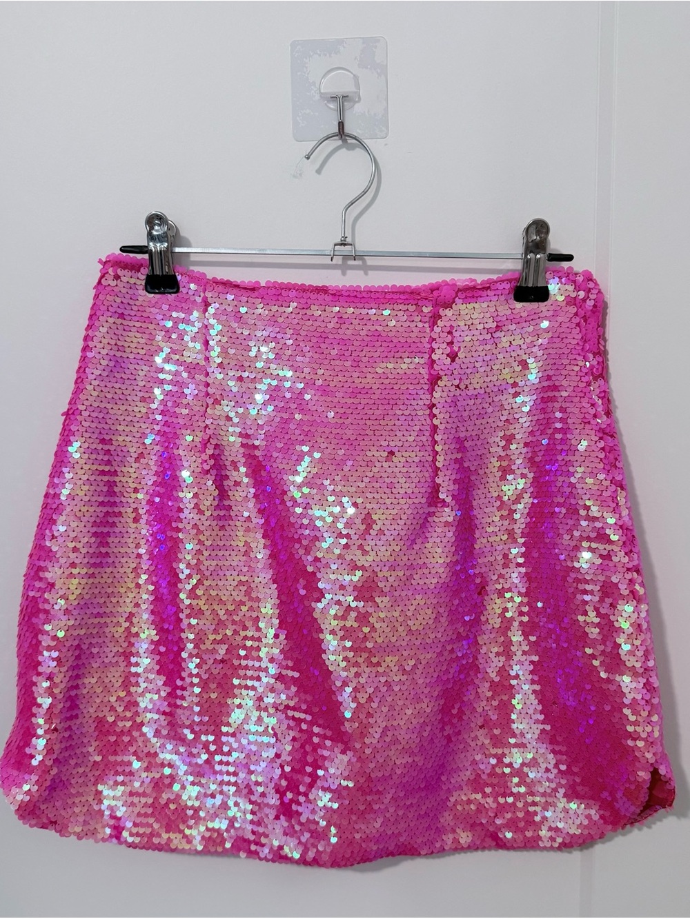 superdown Pink Sequin Mini Skirt - Picture 6 of 8